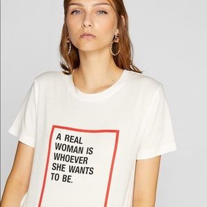 STRADIVARIUS Size M Feminist Graphic Tee